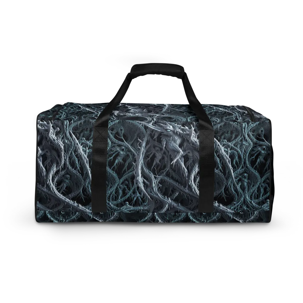 Thornbound Night on Duffle Bag — Back