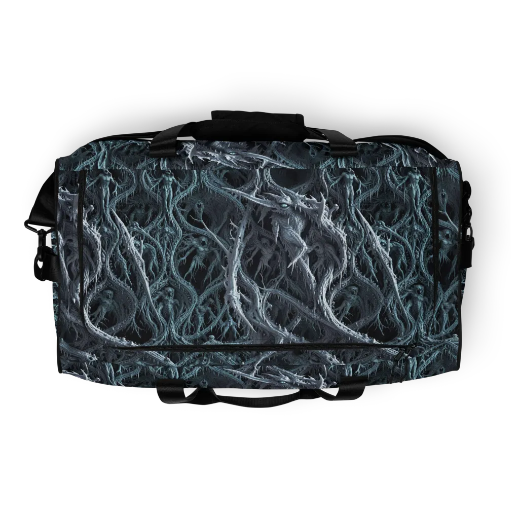Thornbound Night on Duffle Bag — Top