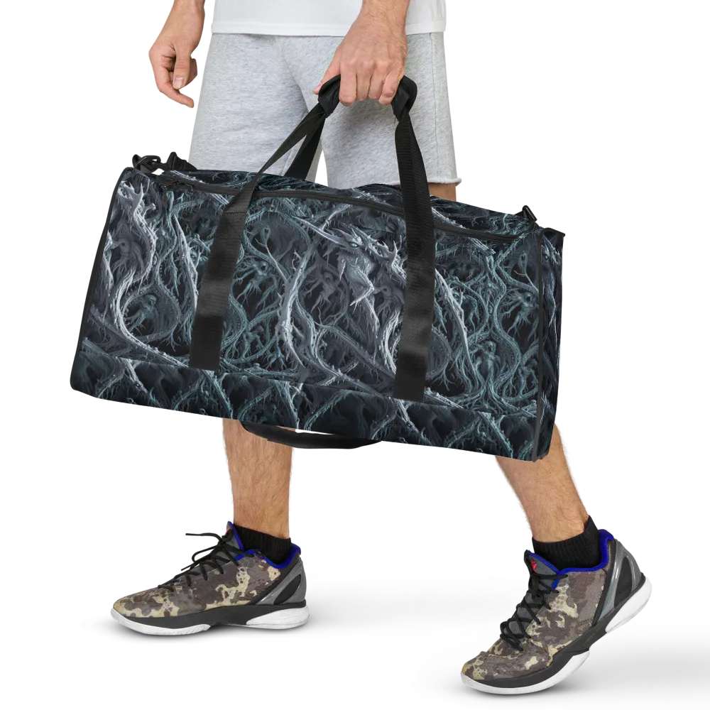 Thornbound Night on Duffle Bag — Front