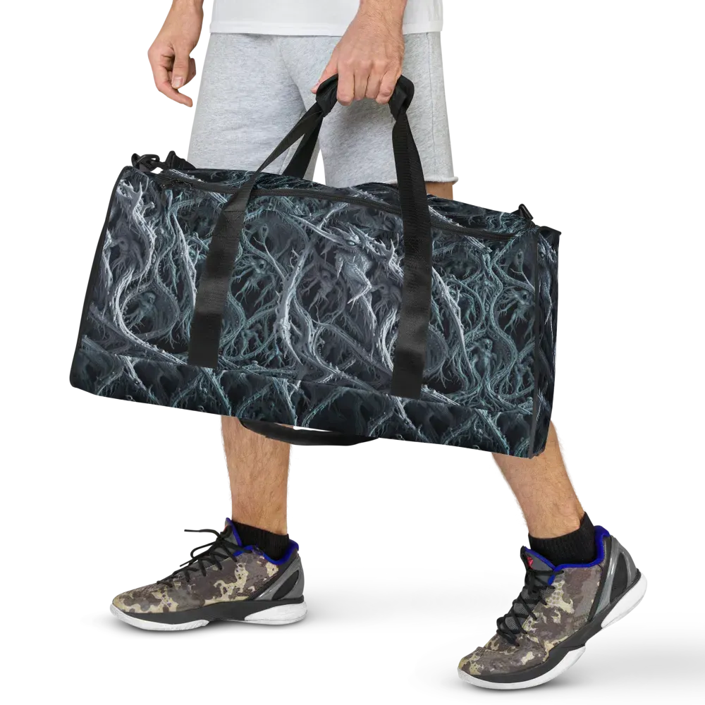 Thornbound Night on Duffle Bag — Front