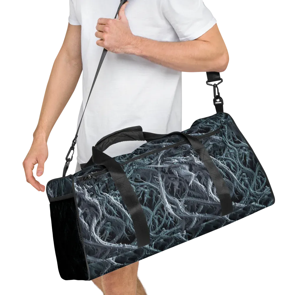 Thornbound Night on Duffle Bag — Right Front