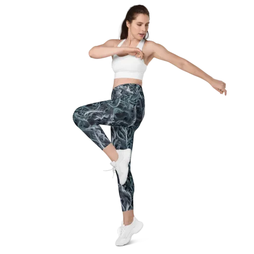 Thornbound Night on a Leggings with Pockets