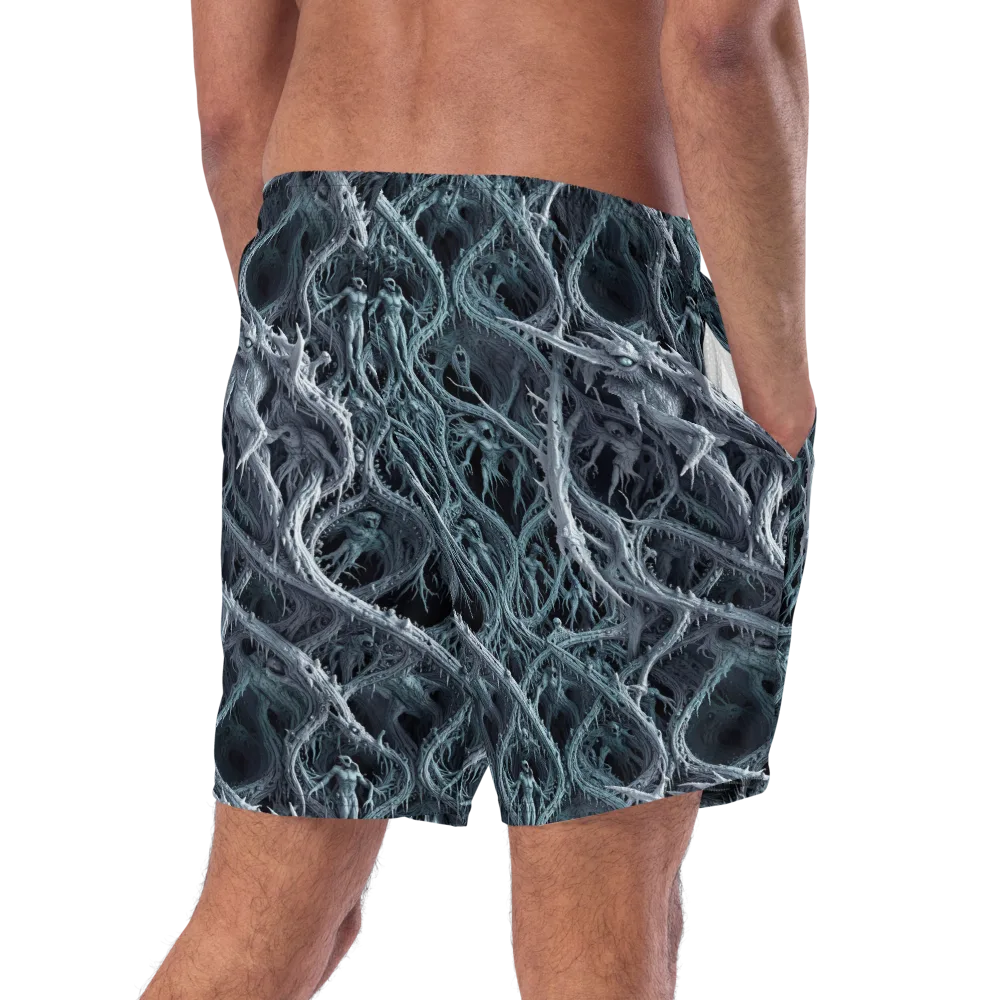 Thornbound Night on Swim Trunks — Right Back