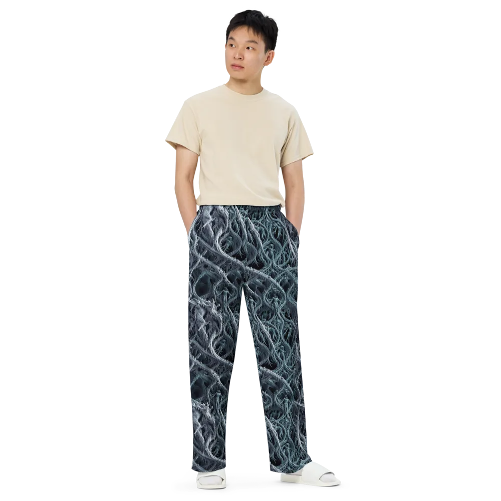 Thornbound Night on Wide-Leg Pants — Front