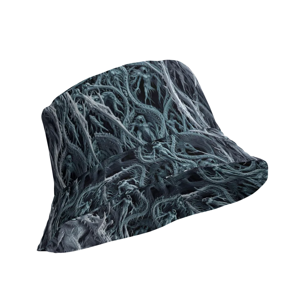 Thornbound Night on Reversible Bucket Hat — Product details Outside