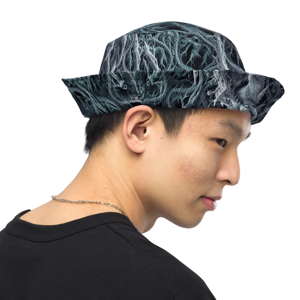 Thornbound Night on Reversible Bucket Hat — Right Outside