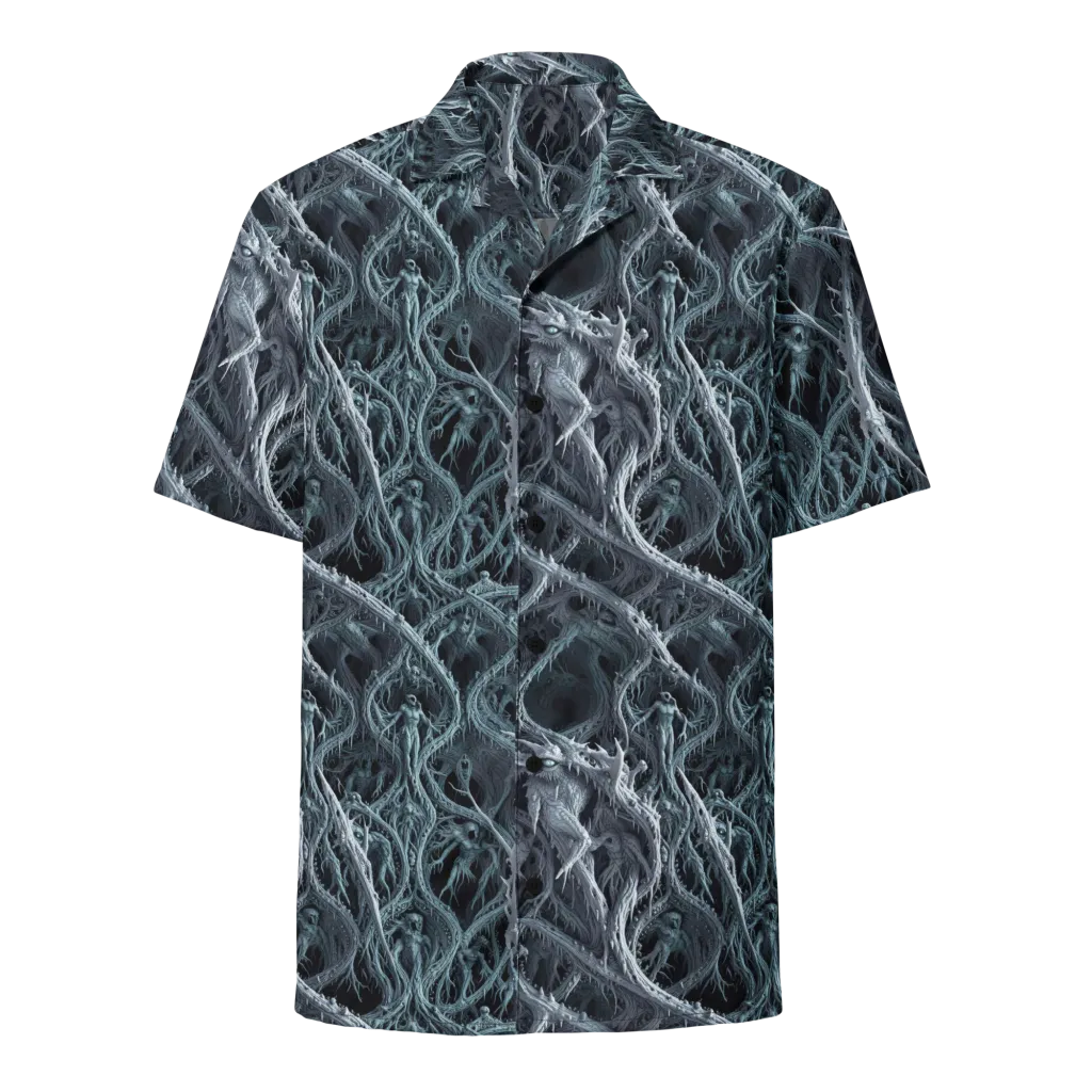 Thornbound Night on Button Shirt — Front