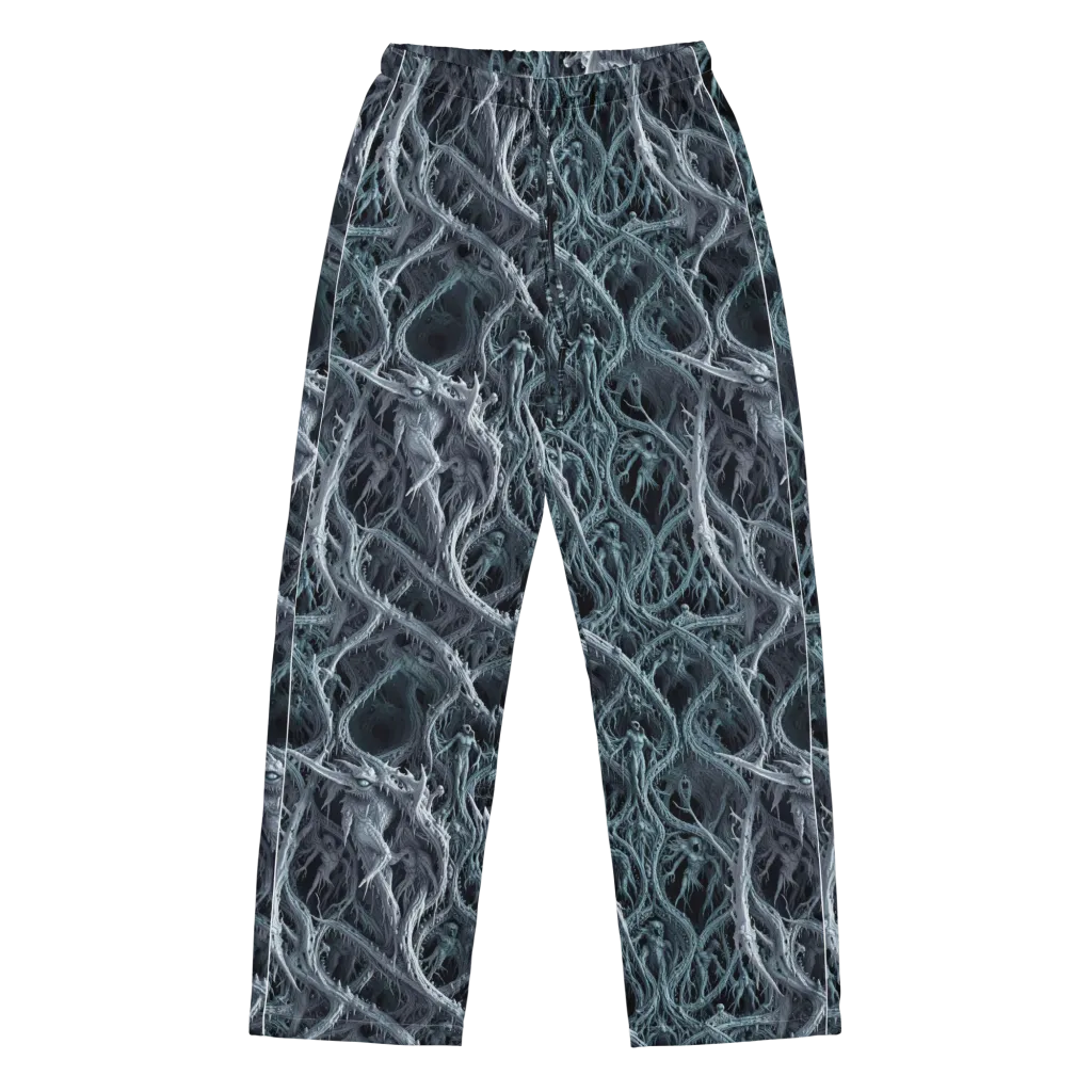 Thornbound Night on Women's Pajama Pants — Front