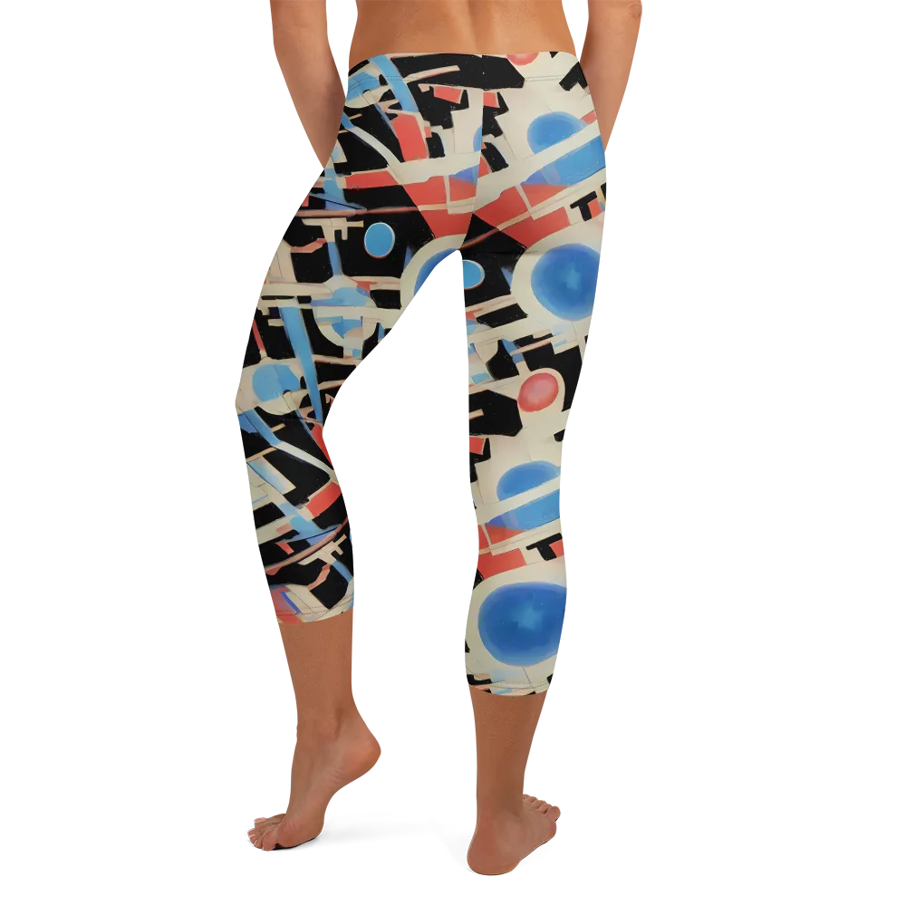 Orbit Deco on Capri Leggings — Back