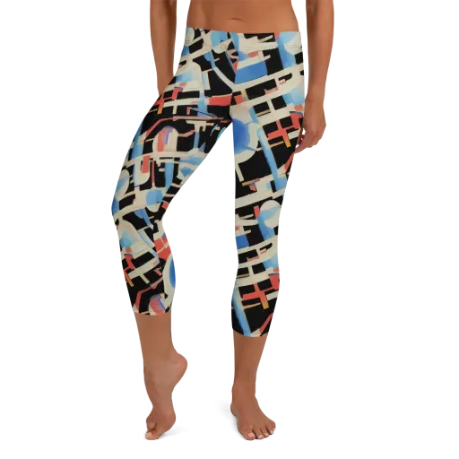 Orbit Deco on a Capri Leggings