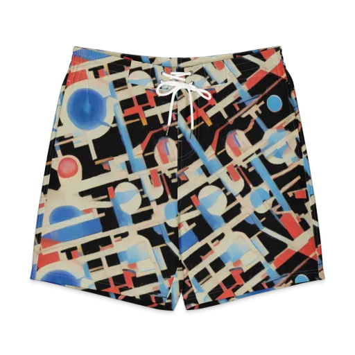 Orbit Deco on a Men's Board Shorts