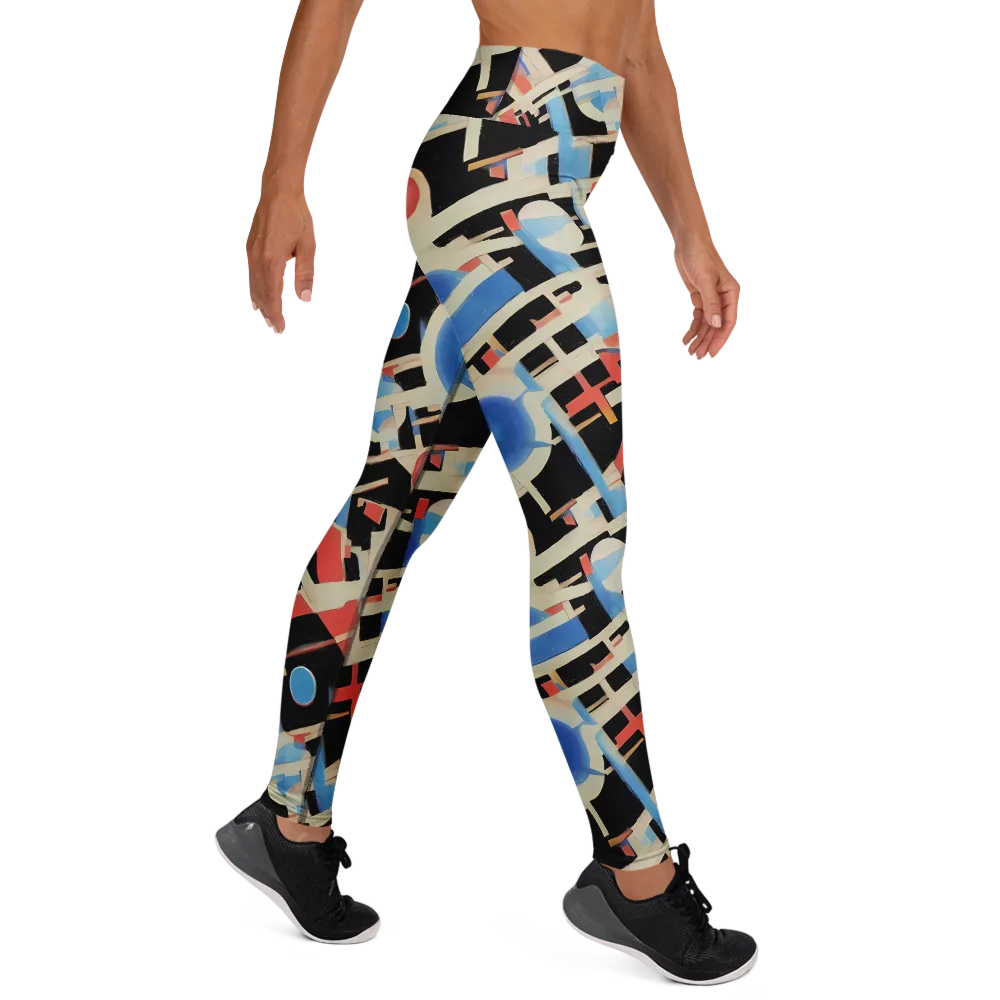 Orbit Deco on Yoga Leggings — Right