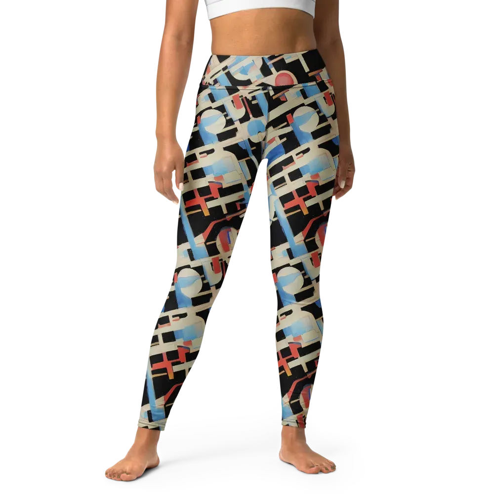 Orbit Deco on Yoga Leggings — Front