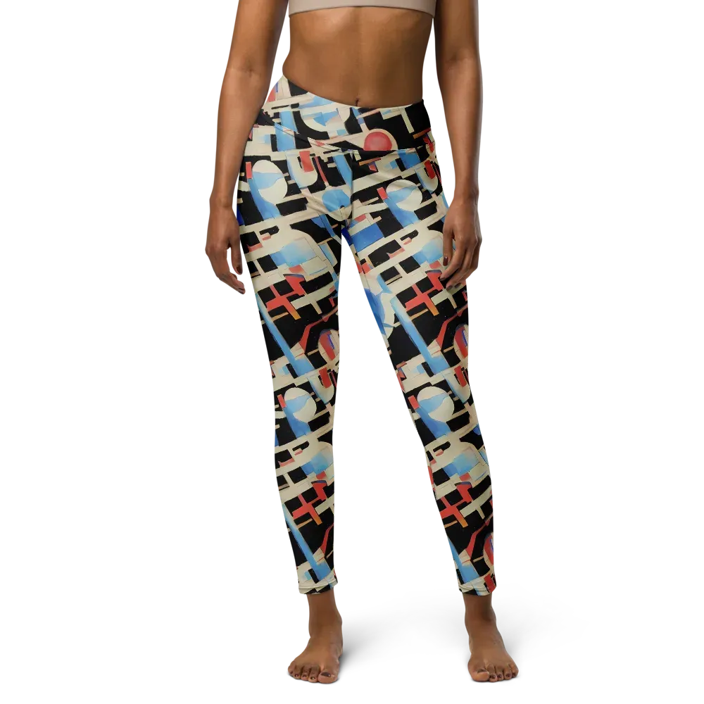 Orbit Deco on Yoga Leggings — Front
