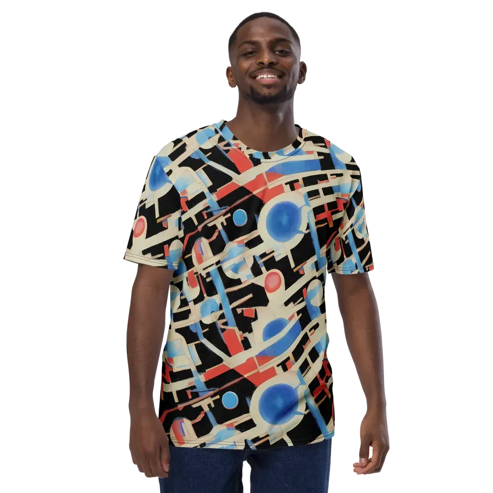Orbit Deco on Men's Crew Neck T-Shirt — Front