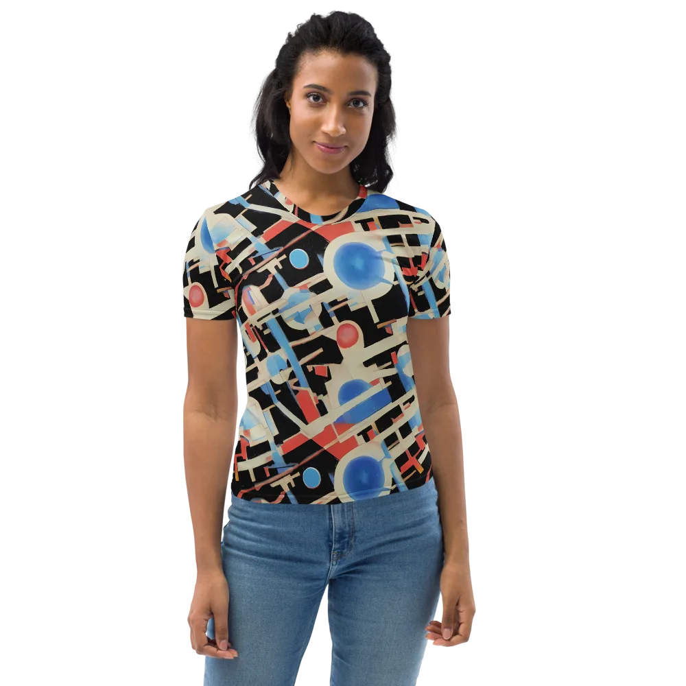 Orbit Deco on Women's Crew Neck T-Shirt — Front