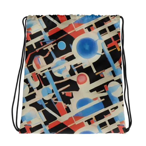 Orbit Deco on a Drawstring Bag