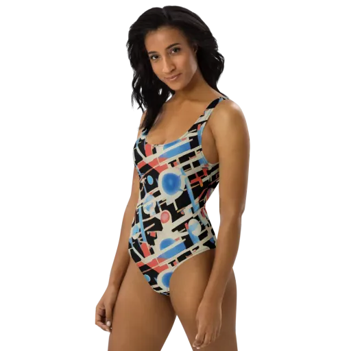 Orbit Deco on a One-Piece Swimsuit