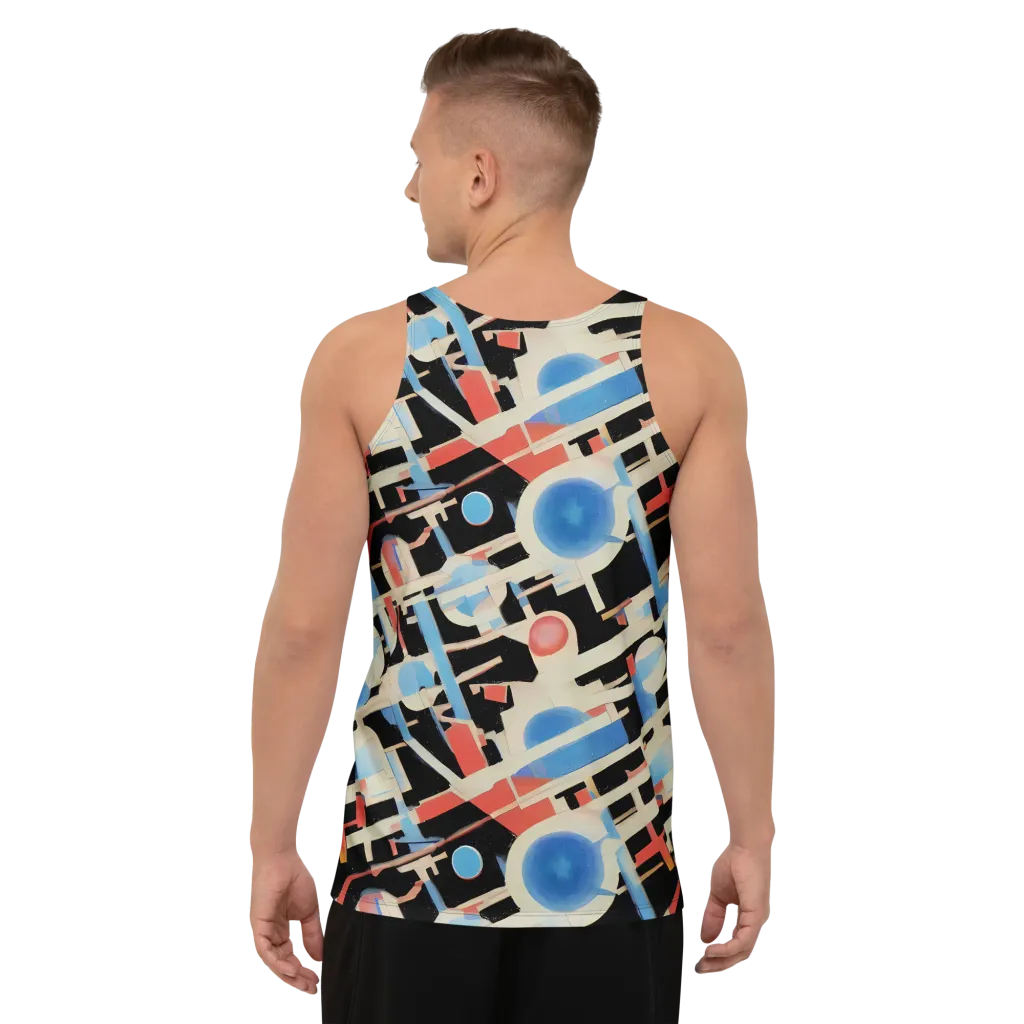 Orbit Deco on Men's Tank Top — Back
