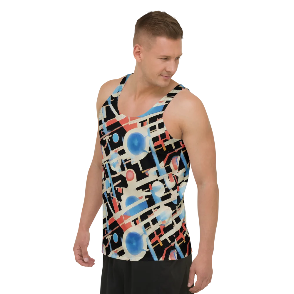Orbit Deco on Men's Tank Top — Left Front