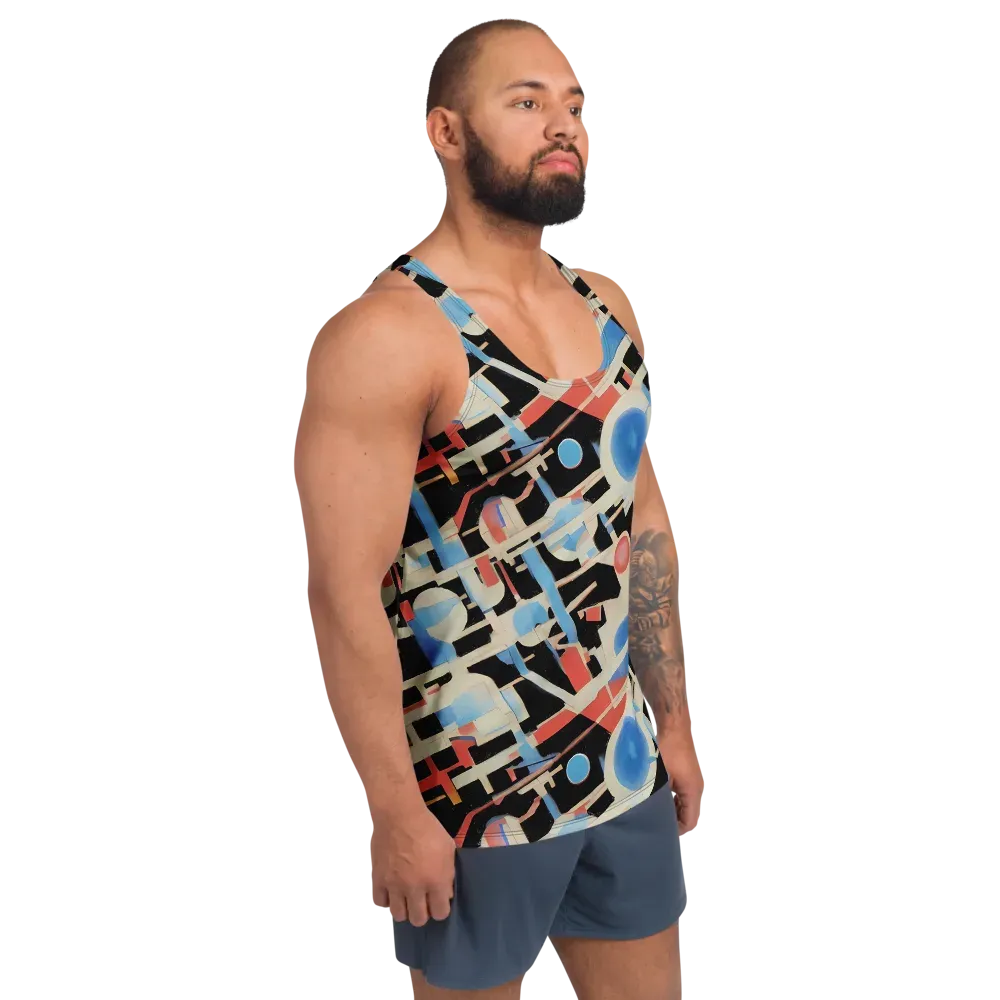 Orbit Deco on Men's Tank Top — Right Front