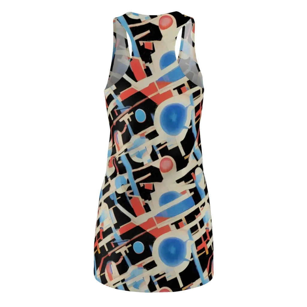 Orbit Deco on Racerback Dress — Back