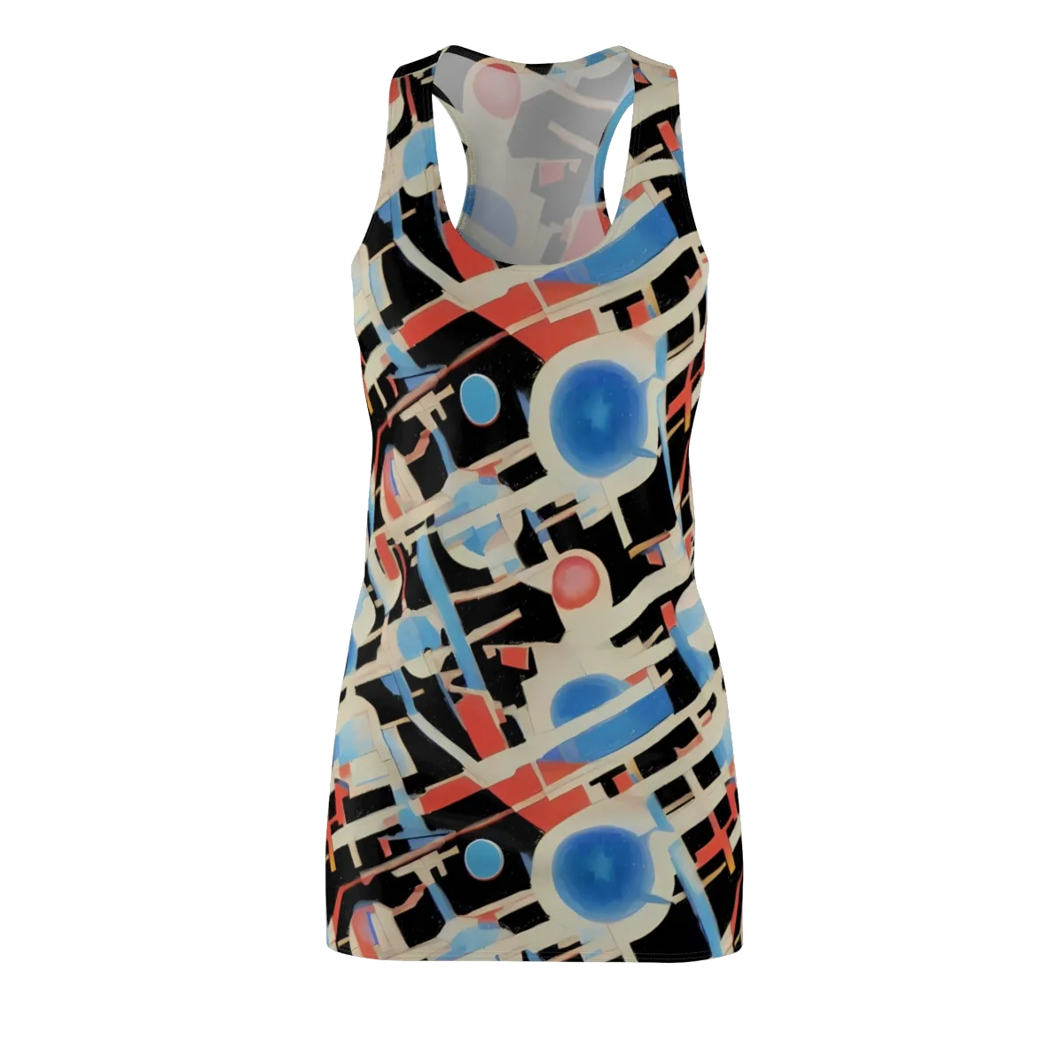 Orbit Deco on Racerback Dress — Front