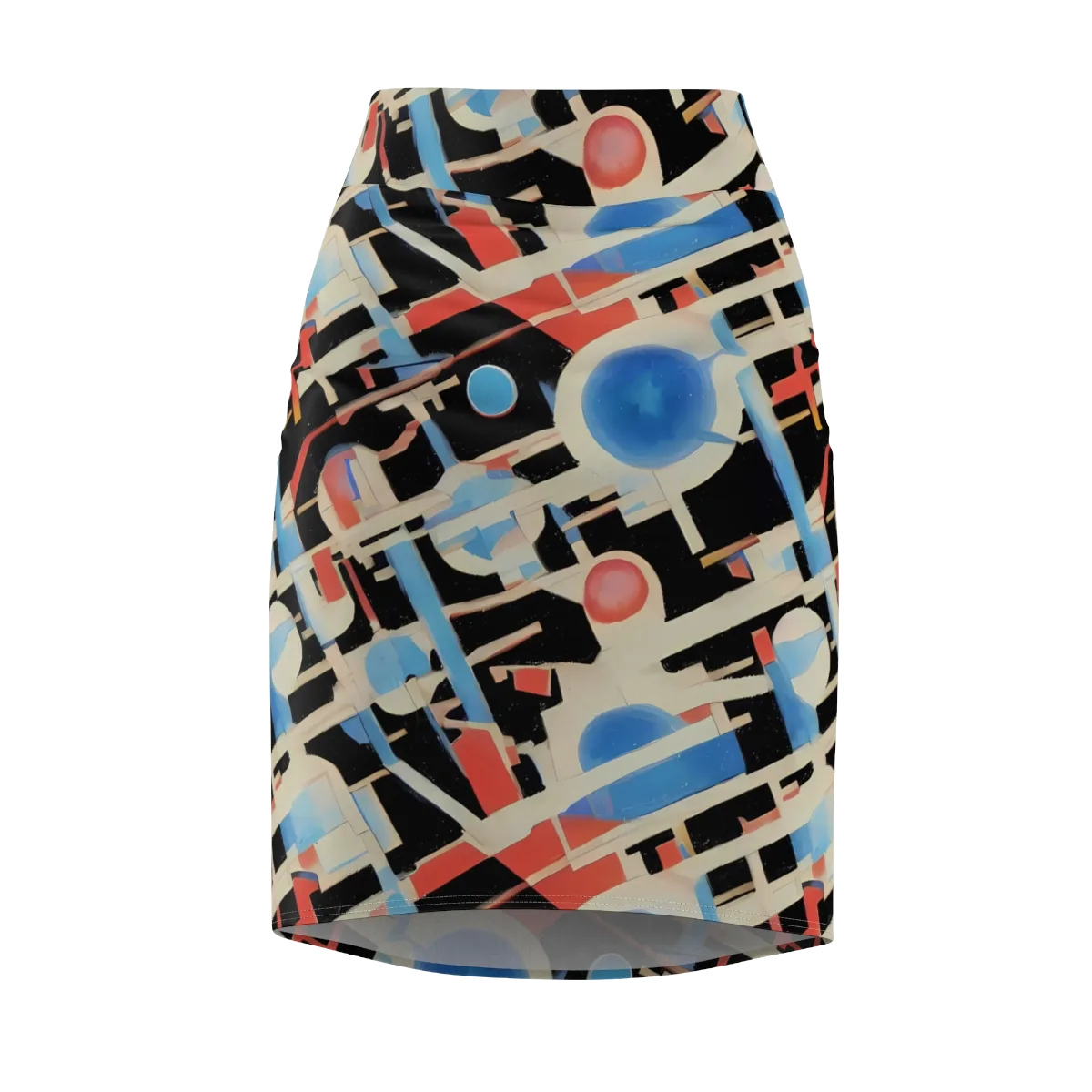 Orbit Deco on Pencil Skirt — Front