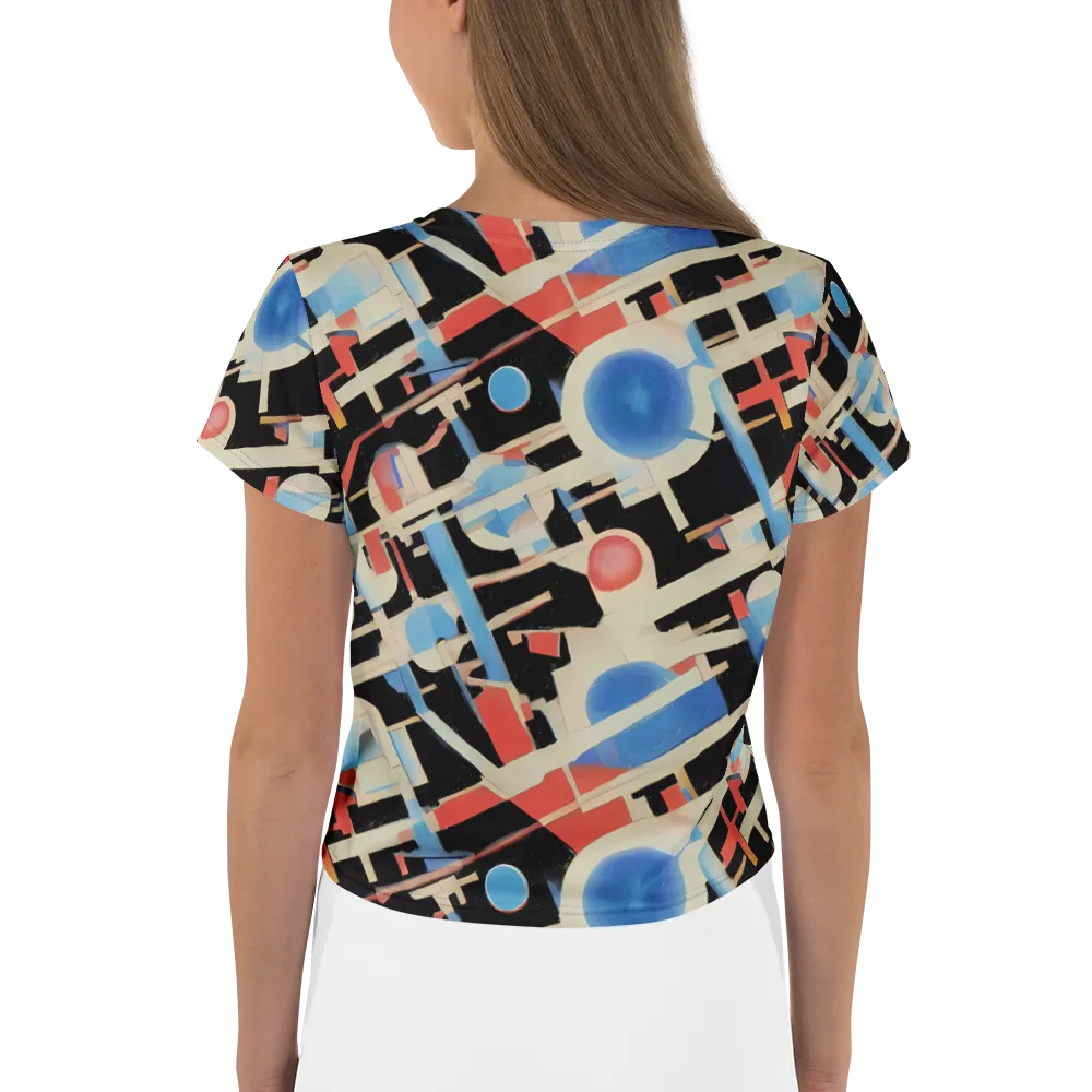 Orbit Deco on Crop Tee — Back