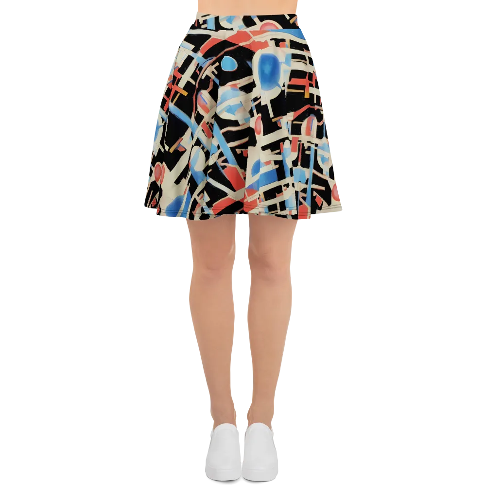 Orbit Deco on Skater Skirt — Front