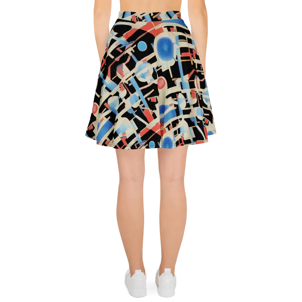 Orbit Deco on Skater Skirt — Back