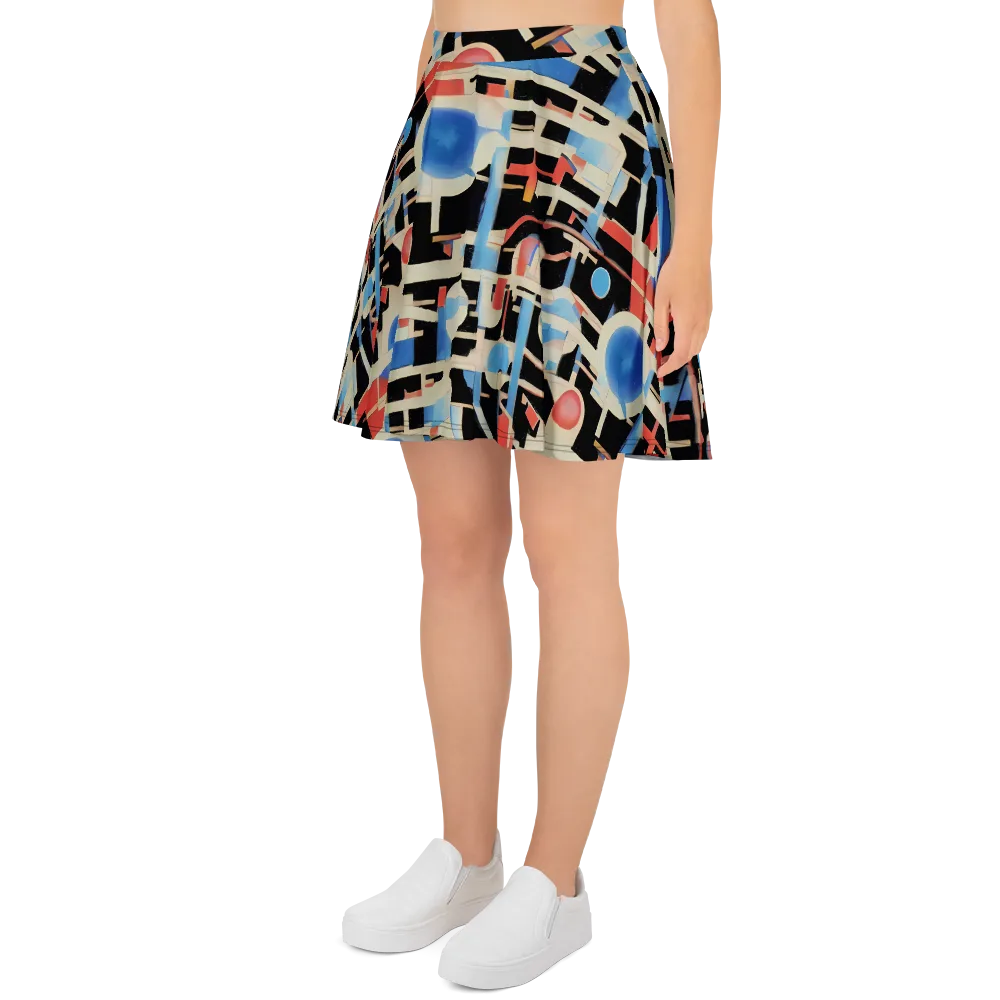 Orbit Deco on Skater Skirt — Left