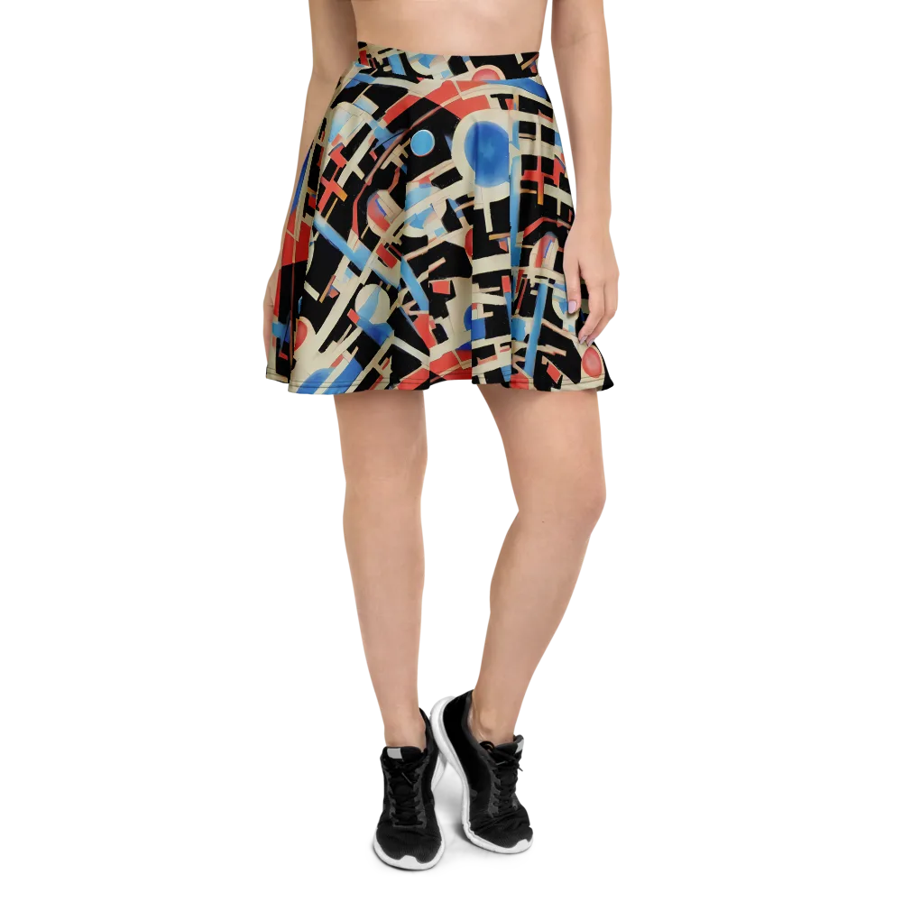 Orbit Deco on Skater Skirt — Front