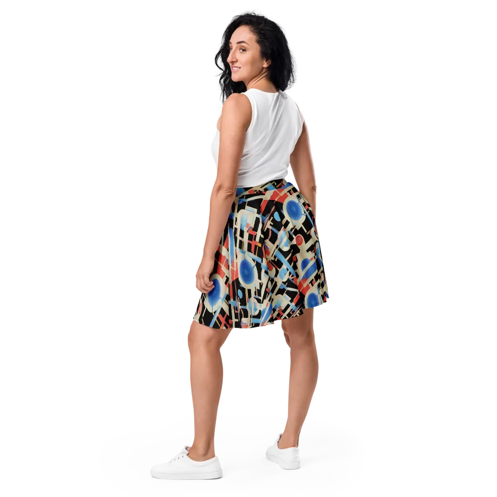 Orbit Deco on Skater Skirt — Back