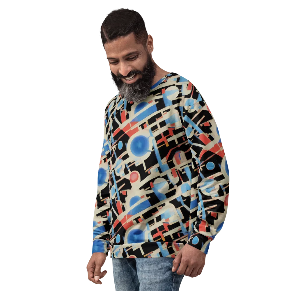 Orbit Deco on Sweatshirt — Left Front