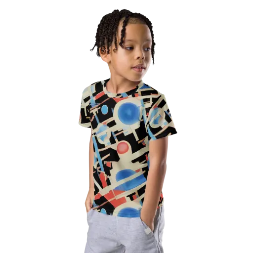 Orbit Deco on a Kids Crew Neck T-Shirt