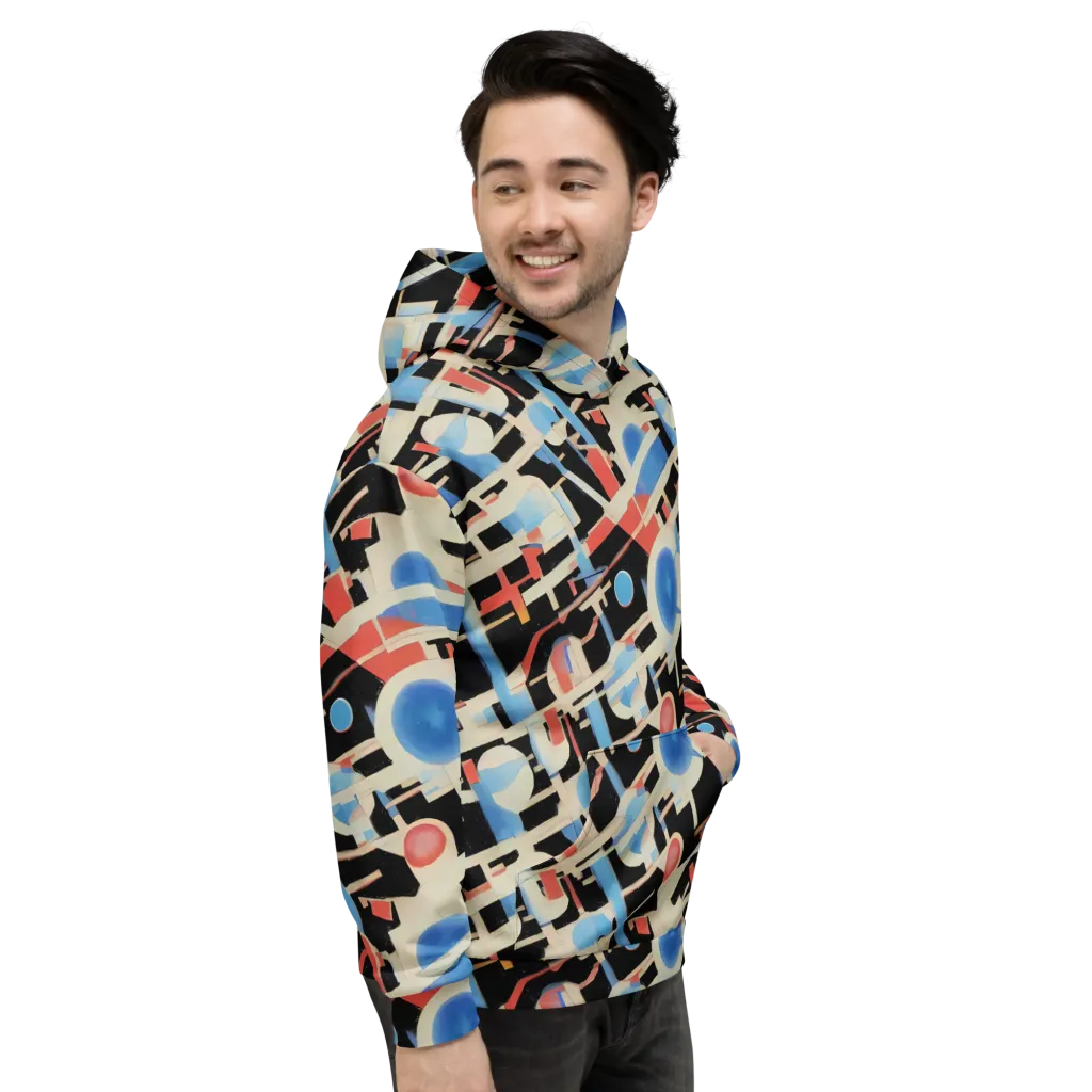 Orbit Deco on Hoodie — Right