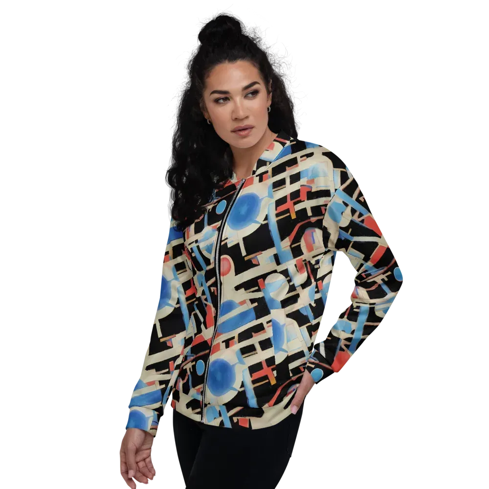 Orbit Deco on Bomber Jacket — Left