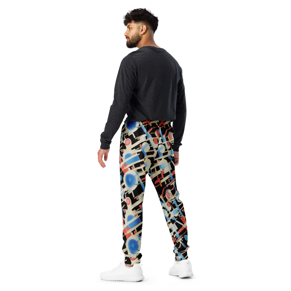 Orbit Deco on Men's Joggers — Back