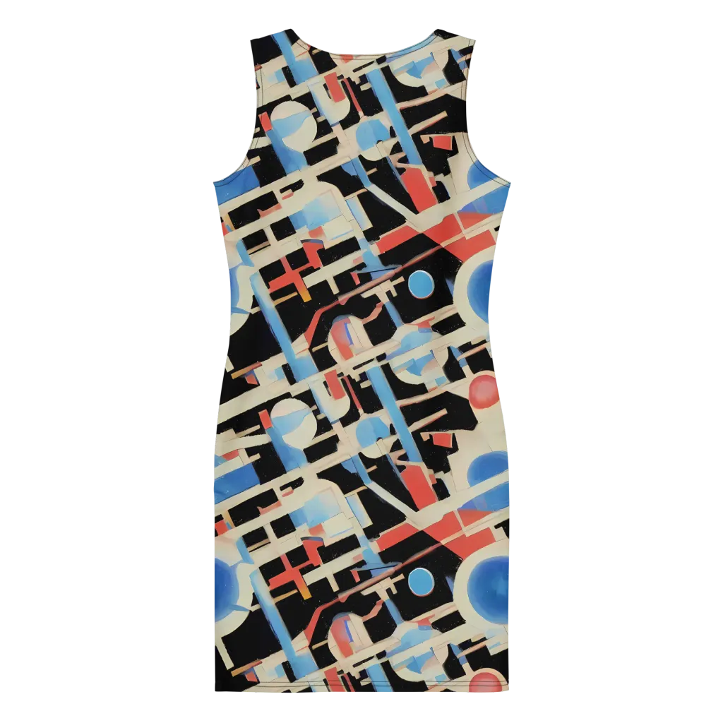 Orbit Deco on Bodycon Dress — Back