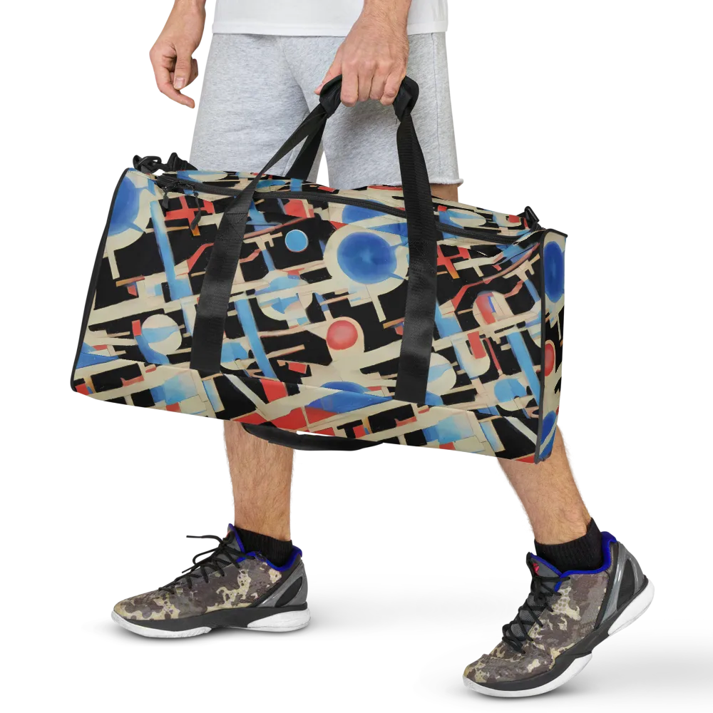 Orbit Deco on Duffle Bag — Front