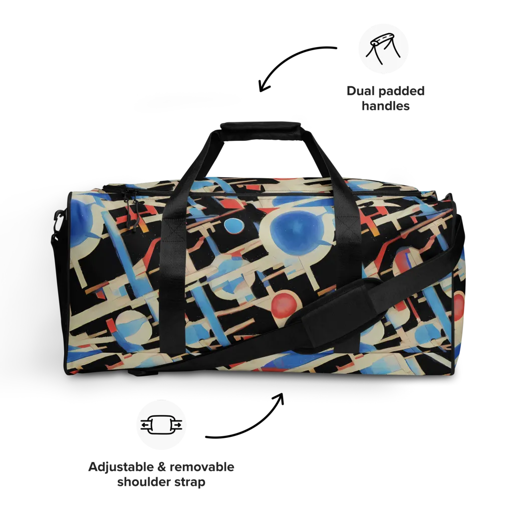 Orbit Deco on Duffle Bag — Front