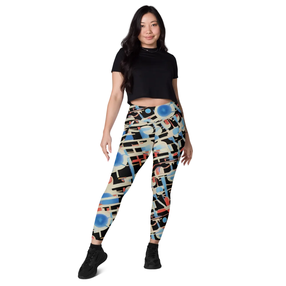 Orbit Deco on Leggings with Pockets — Front