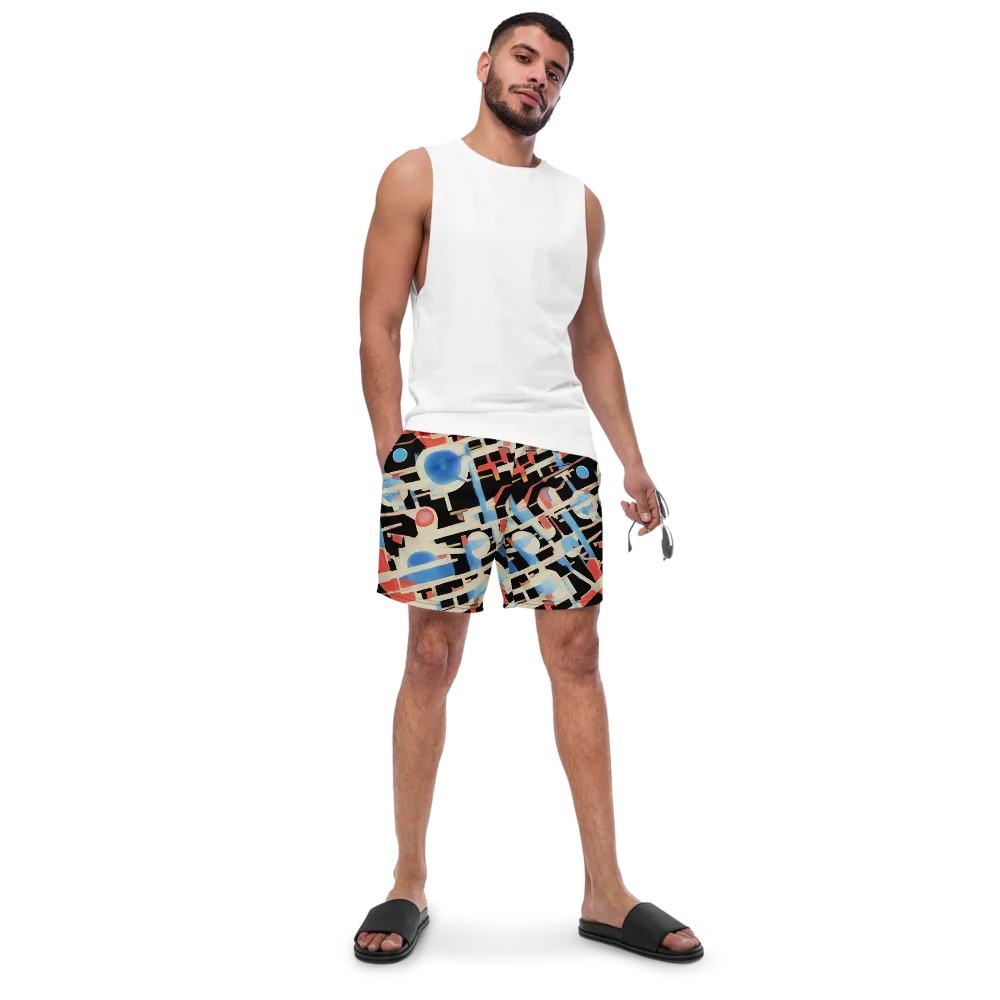 Orbit Deco on Swim Trunks — Front