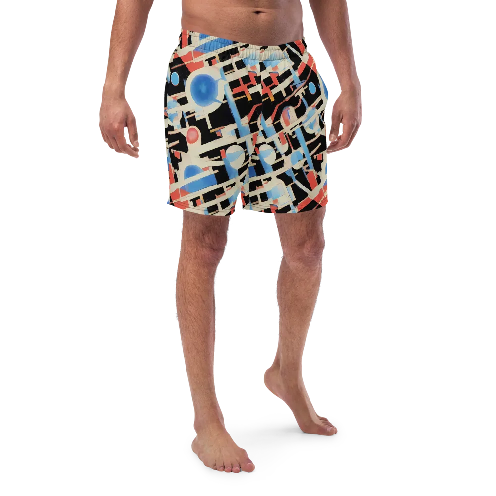 Orbit Deco on Swim Trunks — Front