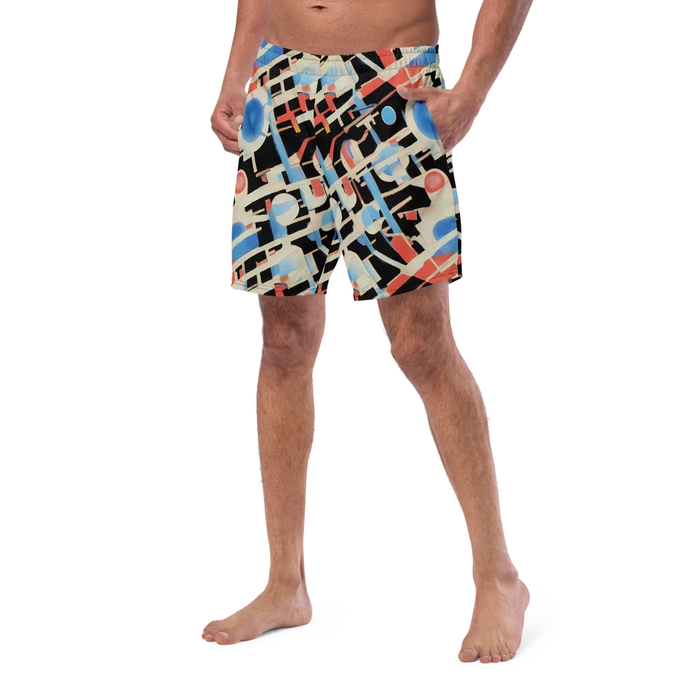 Orbit Deco on Swim Trunks — Left Front