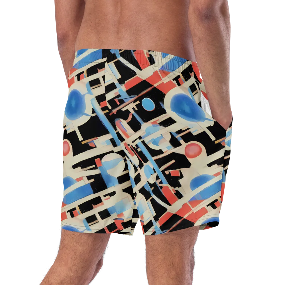Orbit Deco on Swim Trunks — Right Back