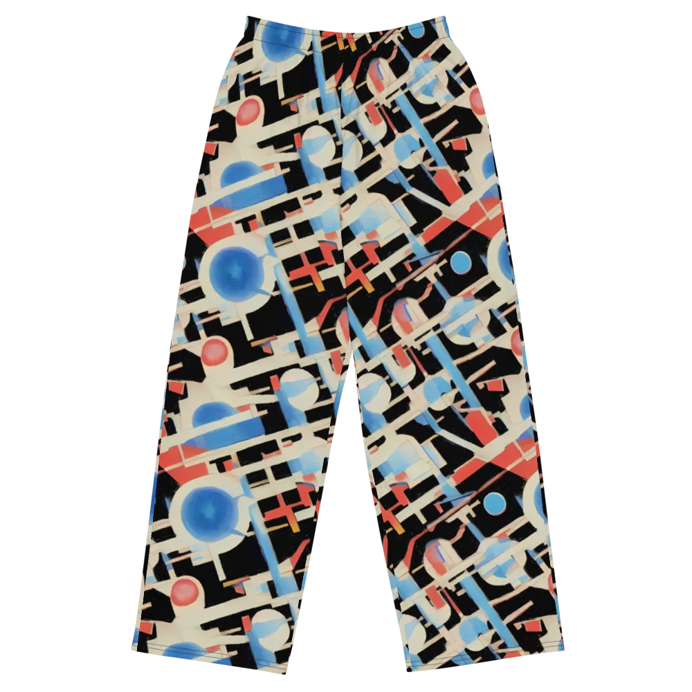 Orbit Deco on Wide-Leg Pants — Front