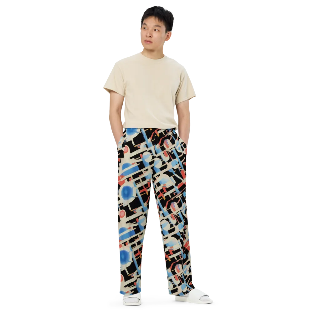 Orbit Deco on Wide-Leg Pants — Front
