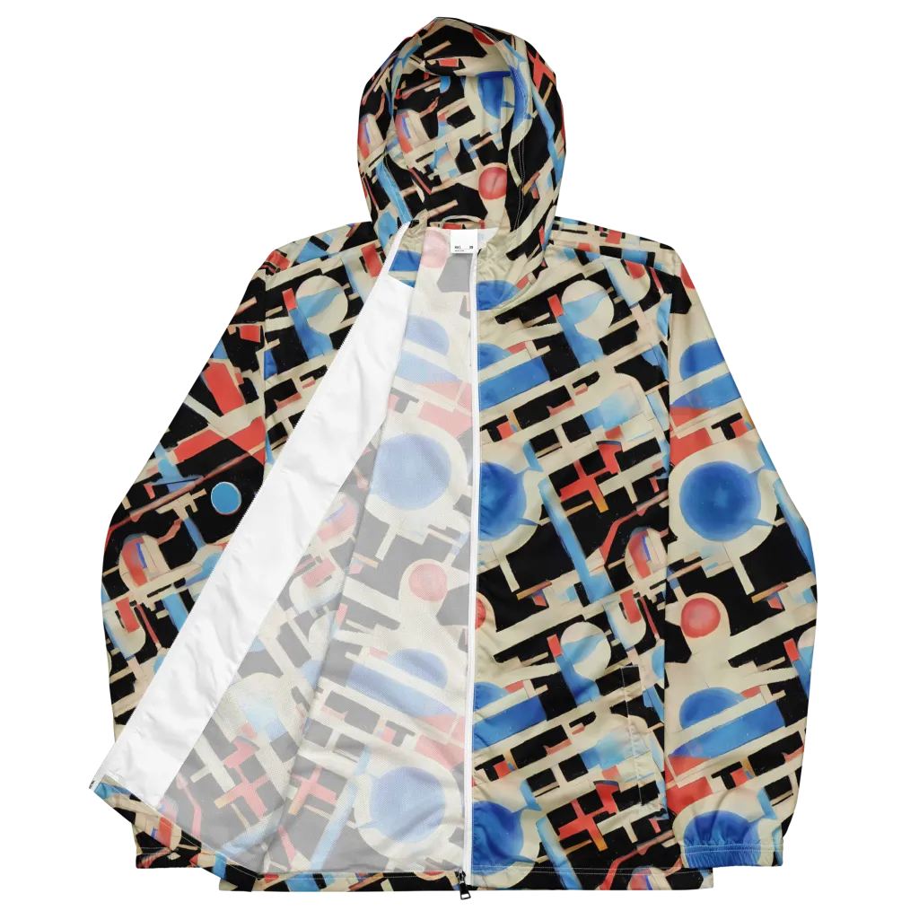 Orbit Deco on Men's Windbreaker — Front